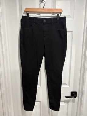 American Eagle Dream Stretch Women’s Regular Black High-Rise Skinny Jeans 14